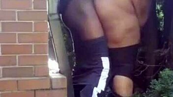 Thick Ebony Wife Hints At Wet Pussy Encounter Outside Church