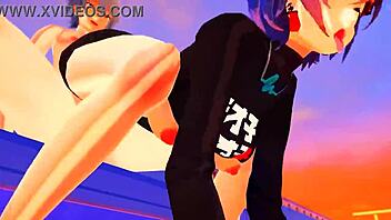 Oh Belle, you're getting fucked by that huge cock nonstop for 24 hours in wild anal squirting action!