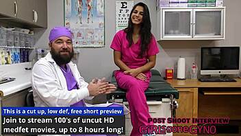 Hey, check out this wild podiatrist scene with Misty Addams getting perverted with feet and socks.