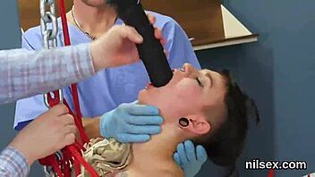 This ass hole asylum is brutal - they're bringing me in for painful deepthroat treatment!