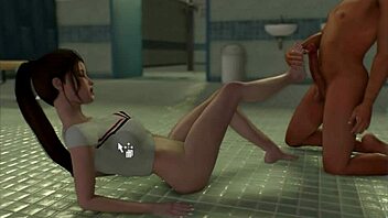 hey, check out edwina's wild anal toys session with cum on feet