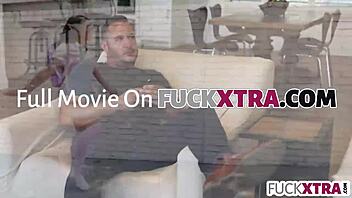 Petite shy asian teen convinces stern landlord in hardcore deepthroat sex