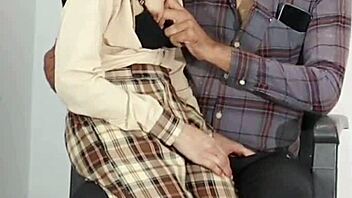 Petite Asian Student In Uniform Gets Her Tight Pussy And Ass Roughly Fucked By Teacher's Massive Cock