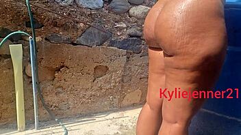 Are you spying on my big-ass girl while she bathes? Now watch me fuck that beautiful ass hard!