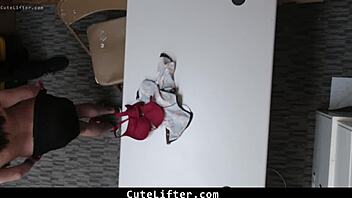 suspected thief submits to mall cop's strip search demands in the office