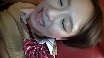 Hidden camera captures cute chubby Japanese babe with big natural tits getting a secret massage in parlor