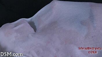 Sweetheart In Latex Suit Bound And Punished With Rough Fucking In Garage