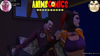 El guasón con Harley Quinn como prostituta 😈