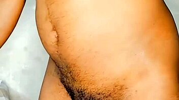 Standing fuck while locked in chastity cage