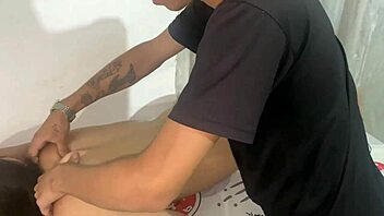 Casual encounter turns into intense cowgirl riding with a curvy babe taking big cock deep for creampie finish