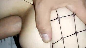 Hey check out this amateur sexwife taking on three guys in close up action 🔥