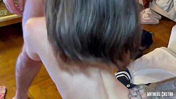 Gringo lost a bet and shared his 18-year-old girlfriend with friends in a teaser