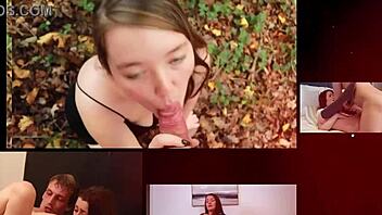 I love watching this british 19 year old amateur get her first cumshot compilation