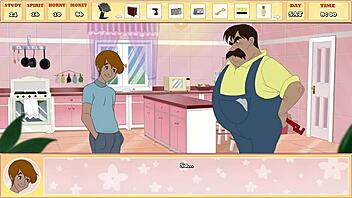 Whoa! Ebony Milf Gets Intense Anal Sex In Wild Anime Hentai Game Chapter