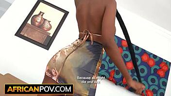 big tits natural black teen 18+ gets stripped and pounded doggystyle in hardcore ebony casting! 🔥👙