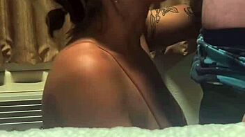 Oh sexy big tits milf, are you ready to fuck this virgin with wet pussy riding?