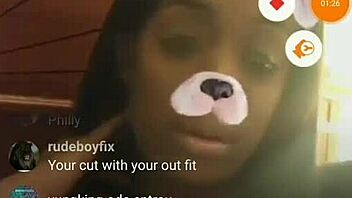 hushh money with huge boobs ebony babe live on instagram for cash