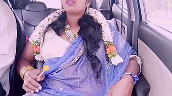 Beautiful housewife cheats on husband with car driver in telugu dirty talks romance