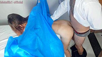 Intense Doctor Passionately Takes Patient During Hospital Exam