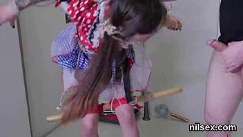 sexy nympho gets intense treatment in butthole madhouse with hardcore assfucking and bdsm vibes