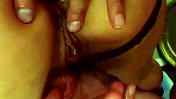 Enjoyed Double Penetration with Cum in Mouth