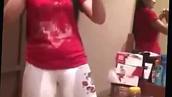 hot indian girl dances with friends in private
