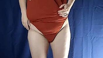 one piece swimsuit try on haul goes fully uncensored with natural curves