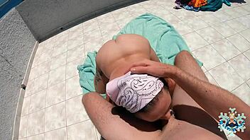 We had a thrilling holiday outdoor fuck that built up to an intense squirting orgasm