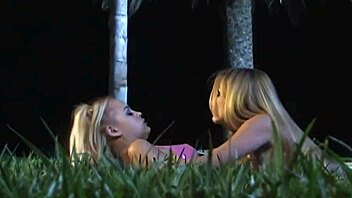 lesbians monique alexander enjoy private moments in public places with outdoor fun and close connections