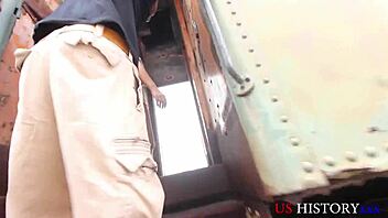 Hey, check out this retro classic where a curvy white slut takes a huge big black cock deepthroat style in Florida! 🔥🍑💦