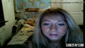 Is This Hot Blonde Babe Teasing on Webcam Enough to Drive You Wild?