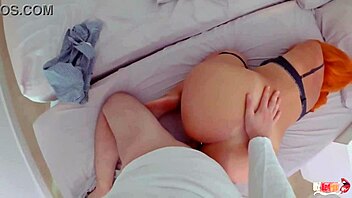 hey, what if sexy milf shares bed with guy and masturbates right next to him?