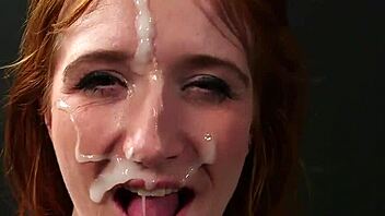 I love when this horny sex kitten takes my jizz load right on her face and swallows every drop.