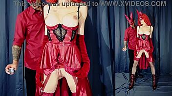 Halloween video part 1 features hot wax dripping on those big tits 😈🔥