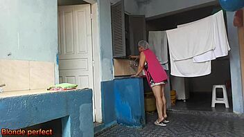 Mature Latina Maid Fucks Boss Secretly