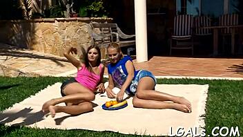 Oh, these cuties are gonna have such wild, wet joy together in hot session...