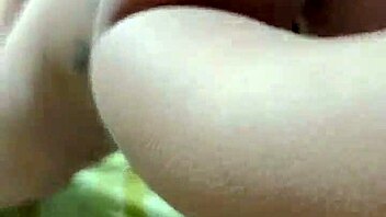 Oh man quick blowjob from cute young brunette in parents room Miami city with big cock