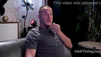 Petite teen blonde Emma Rosie shows step dad Danny Mountain that skill beats size in oral fun