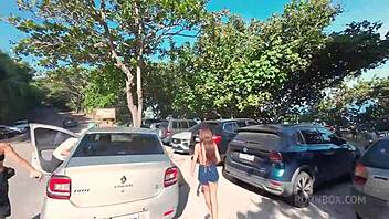 Daped-in-public 3 Features Bianca Dantas Fucking In Front Of Crowds At Overflooded Beach With Dap Anal Public Action