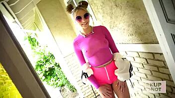 why does pink-dressed tiffany watson crave raw assfucking with gaping and squirting?