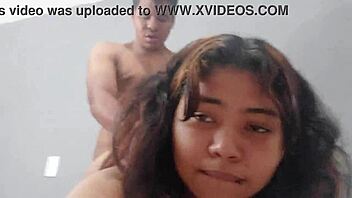 chubby pregnant amateur tempts delivery boy in dorm room roleplay session