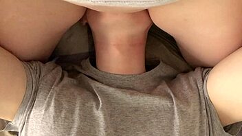 Real Homemade Redhead Teen Facesitting And Squirting In Wet Pussy Close Up!