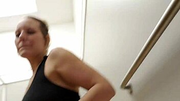 i got nervous pregnant teen with braces giving blowjob in public changing room