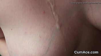 i feel so aroused as sexy centerfold gets cumshot on her face and eats all the load in intense blowbang