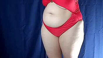 one piece swimsuit try on haul goes fully uncensored with natural curves