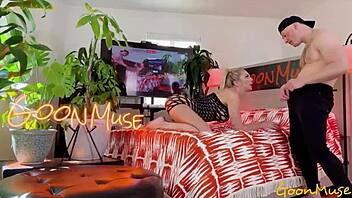 busty blonde pornstar tiffany watson delivers intense pov fuck with big tits and monster cock action