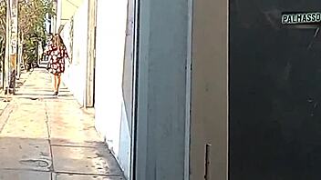 Surprising Street Encounter Where A Mature Lady Gets Pursued Caught And Taken By A Young Man For Debt Relief