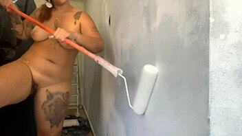 The painter was late so I decided to start his job myself