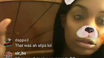 hushh money with huge boobs ebony babe live on instagram for cash