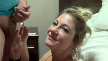 Oh sexy big tits milf, are you ready to fuck this virgin with wet pussy riding?